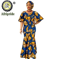 african traditional maxi dresses for women plus size dashiki dressheadwrap ankara print wax batik vintage afripride s1925054