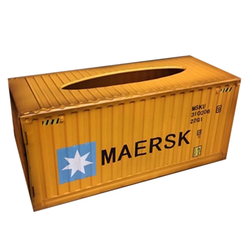 Ретро Творческий Дизайн Контейнера железная коробка для салфеток домашняя