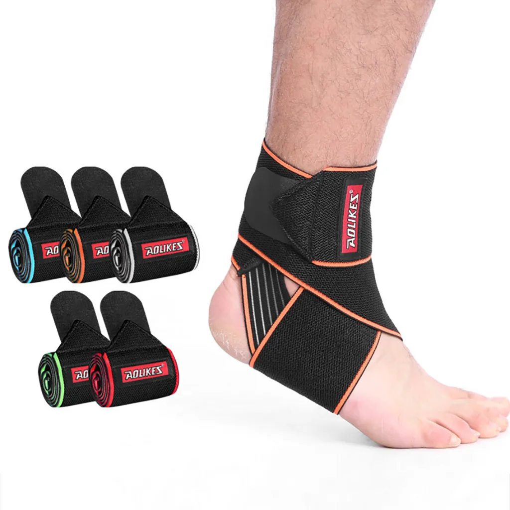 1 шт. безопасный с поддержкой лодыжки тренажерный зал защита для бега черный