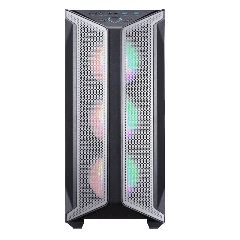 Gamemax Brufen C1 Mid-Tower шасси для игрового ПК чехол 4 шт. 120 мм фанаты ARGB геймерский DIYer