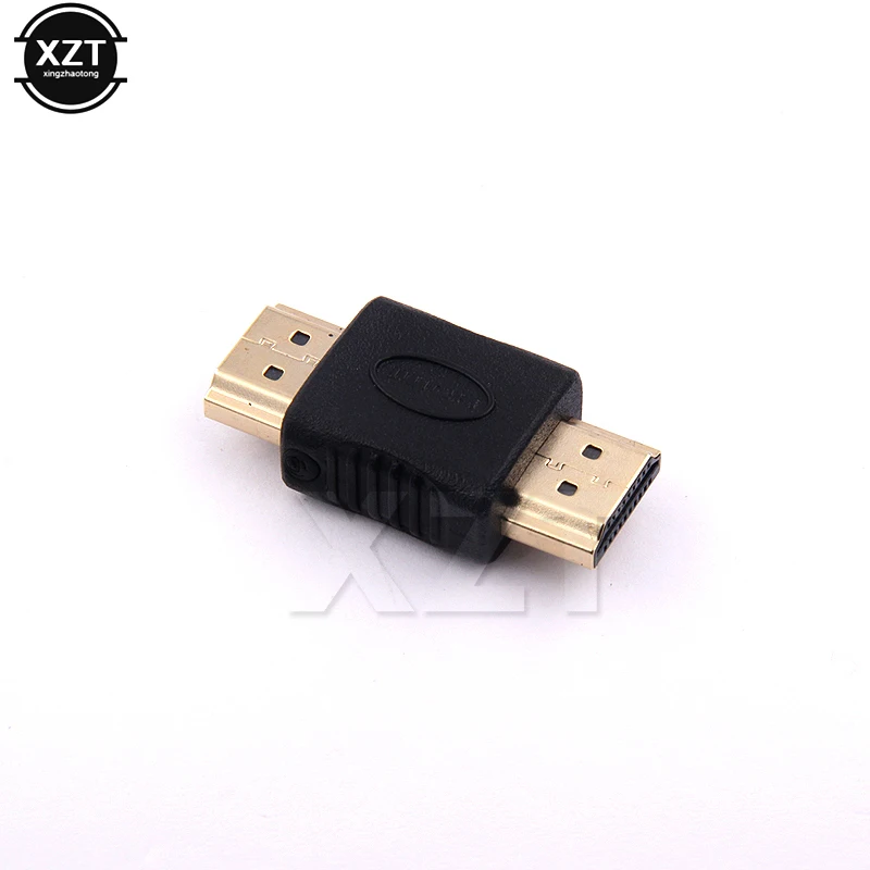 10 шт. HDMI к адаптер папа мужчине конвертер позолоченный соединитель удлинитель