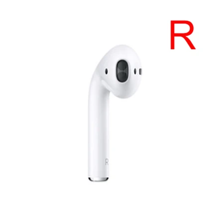 Only right Список Apple AirPods 2nd с беспроводной зарядный чехол, беспроводные наушники Bluetooth для iPhone MacBook Apple Watch - Цвет: Only right
