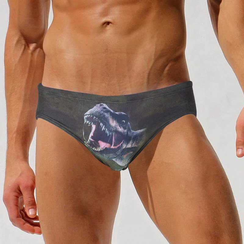 Купальник-бикини мужской с заниженной талией пикантный дышащий комплект для