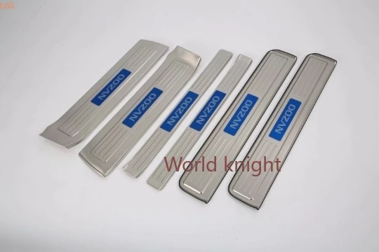 

For Nissan NV200 2016-2018 High-quality stainless steel car threshold guard anti-scratch protection car accessories
