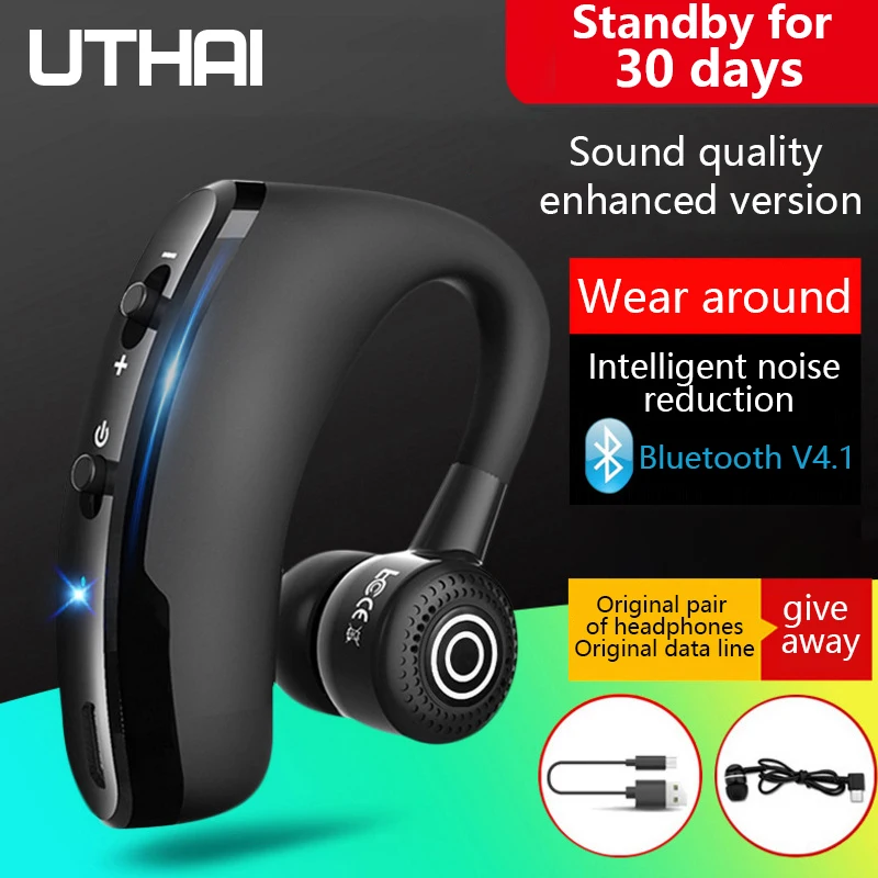 TWS стереонаушники UTHAI D04 с поддержкой Bluetooth 5 0 и голосовым управлением|Наушники
