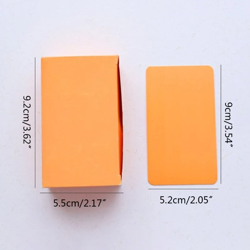 

100 Pieces of Vintage Paper Cards Blank Graffiti Student Postcards Word Cards
