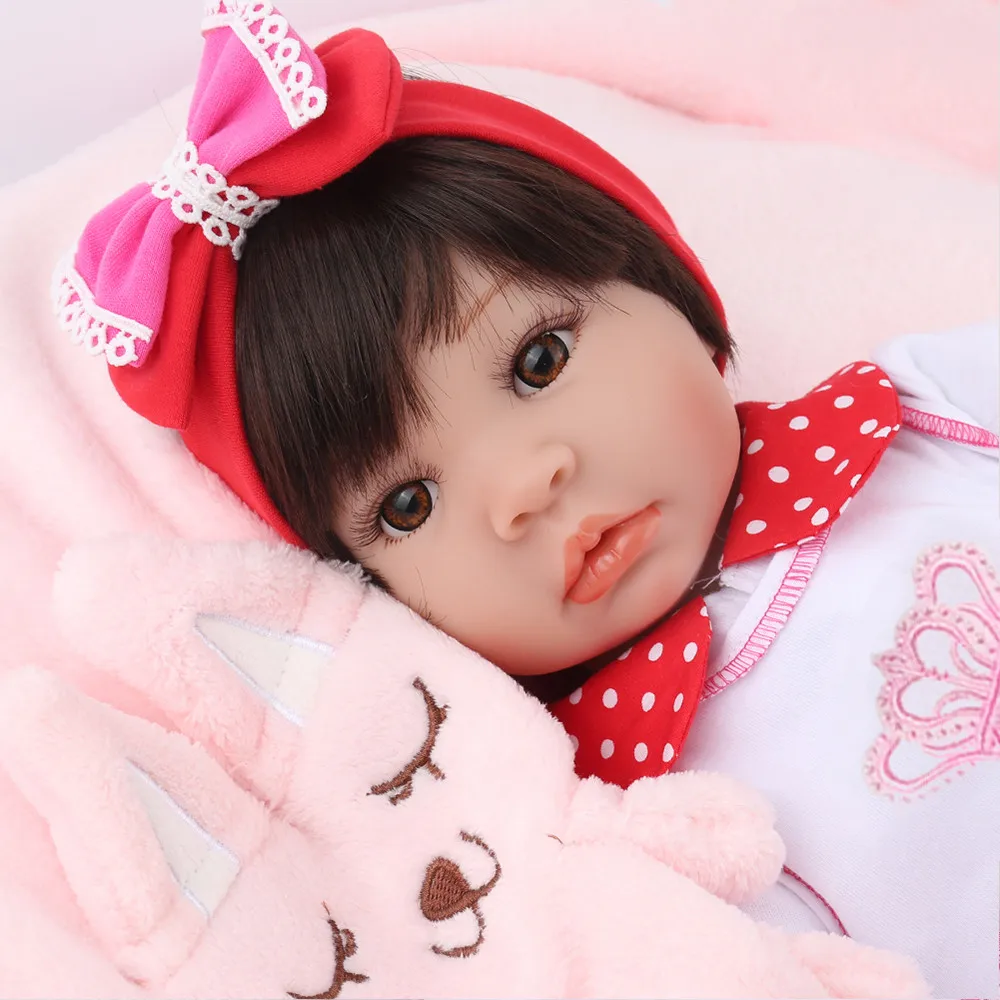 Реалистичная силиконовая кукла реборн Npk 56 см полностью виниловая Кукла младенец