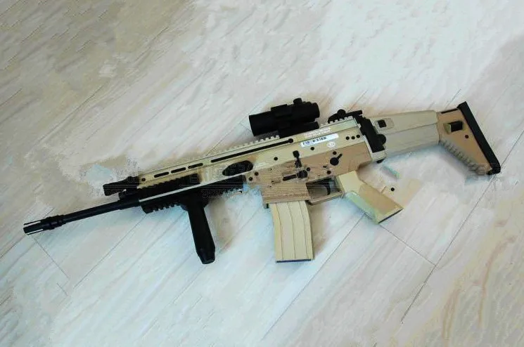 1:1 US FN SCAR L штурмовая снайперская винтовка пистолет автомат бумажная модель Набор