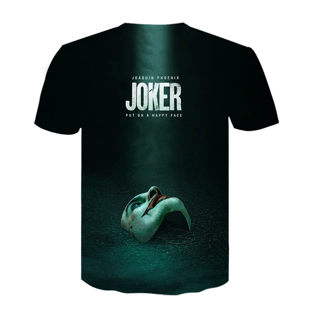 

The Joker Funny T-Shirt Mens Fashion Summer T Shirt Men Casual Cotton Short Sleeve Tshirt Male Hip Hop Harajuku Streetwear Tops