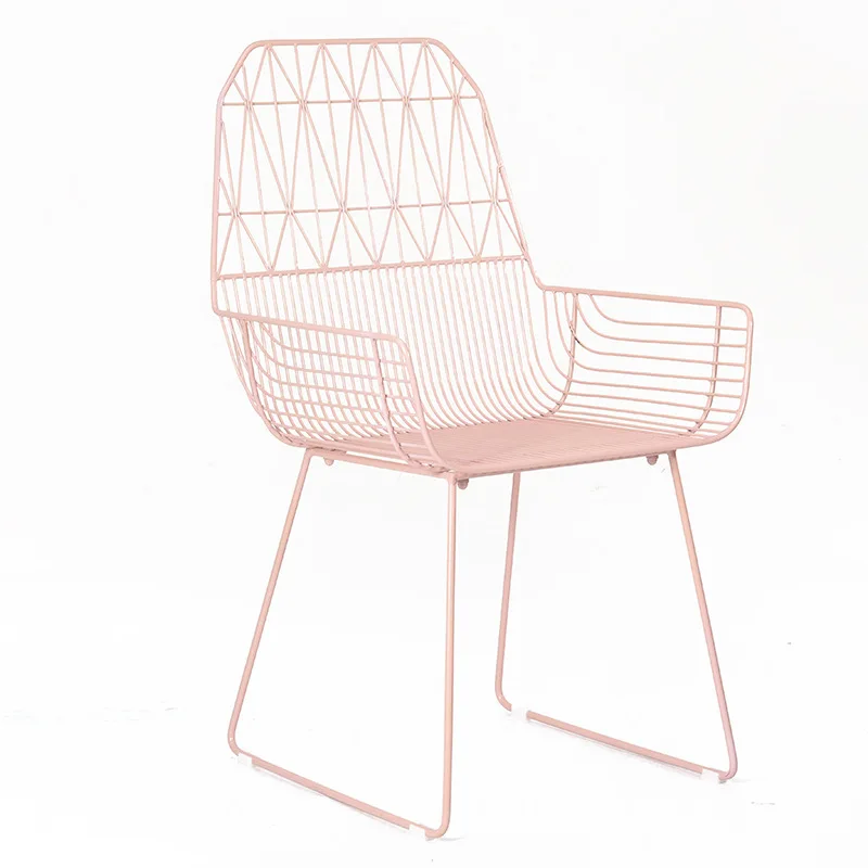 Современный минималистичный обеденный стул в скандинавском стиле золотистое