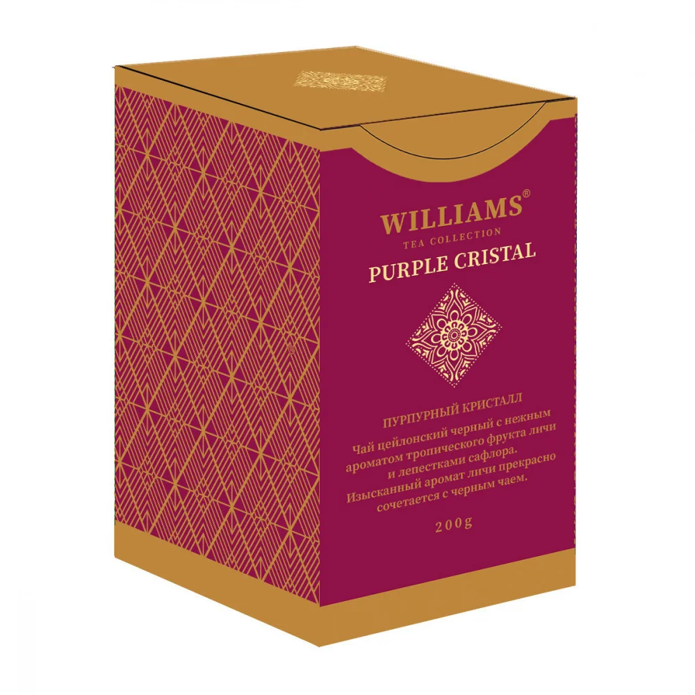 Чай Williams &quotPurple cristal&quot чёрный с добавками 200 гр| |