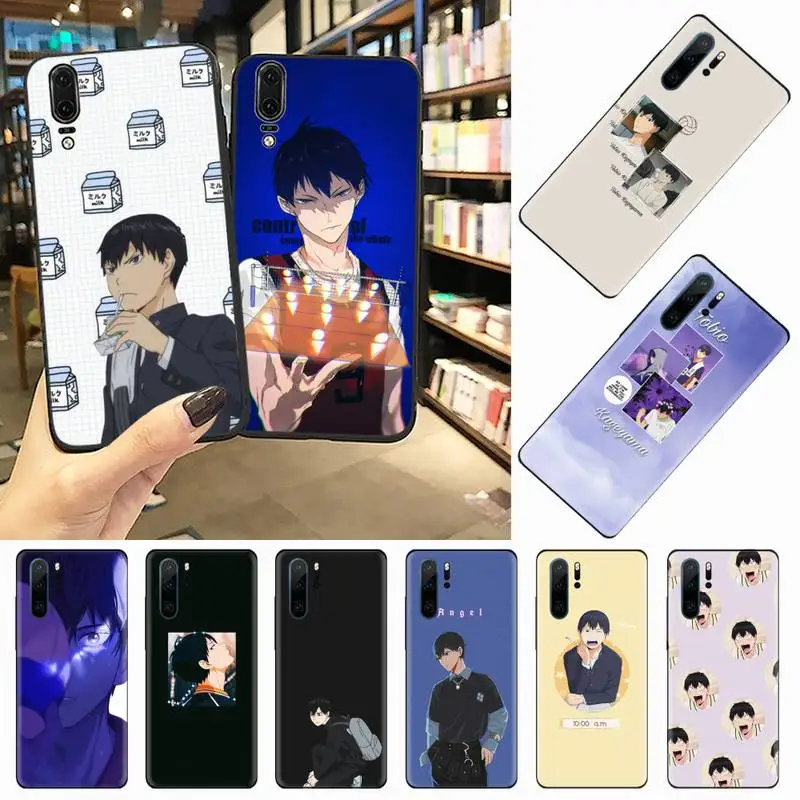 

Tobio Kageyama Haikyuu anime Phone Case For Huawei honor Mate 10 20 30 40 i 9 8 pro x Lite P smart 2019 nova 5t