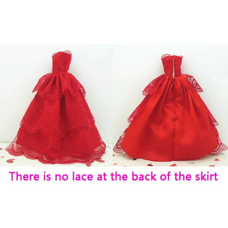 Cute Daily Half a pack skirts Princess Skirt Doll Clothes Fashion Dress Party Gown for Barbie Accessories |