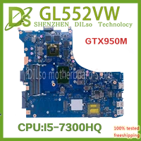 kefu gl552vxk mainboard for asus gl552vx zx50v gl552vw laptop motherboard i5 7300hq gtx950m 100 test original motherboard