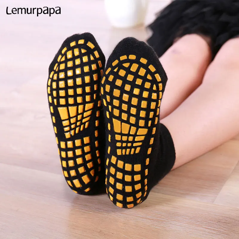 Не скользящие детские носки для мальчиков и девочек прыжков на батуте цвет синий