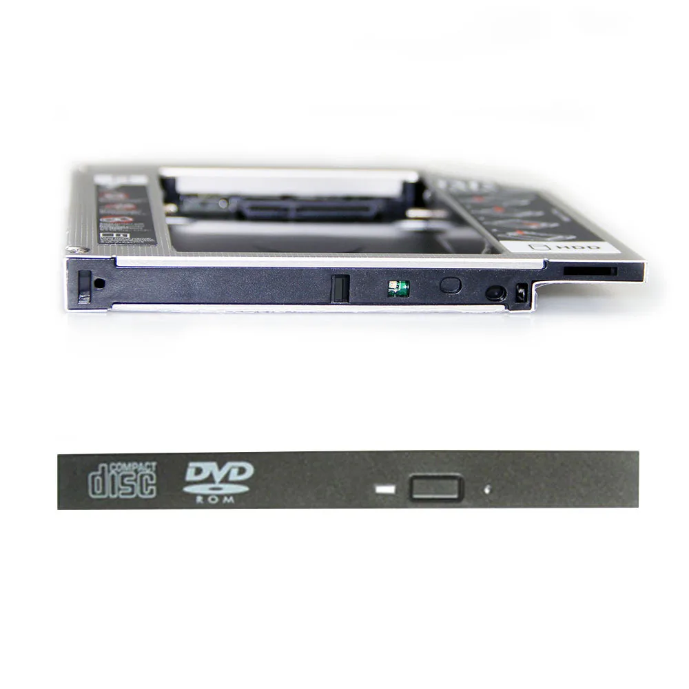 12 7 мм SATA 2-й жесткий диск HDD SSD Caddy адаптер для HP ProBook 4340s 4341s 4440s 4441s 4445s 4446s | Компьютеры