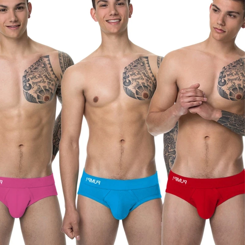 

Men Briefs Sexy Underwear Cotton Gay Mens Underware Jockstrap Comfortable Underpants Male Panties Bikini Cueca Slip Hombre