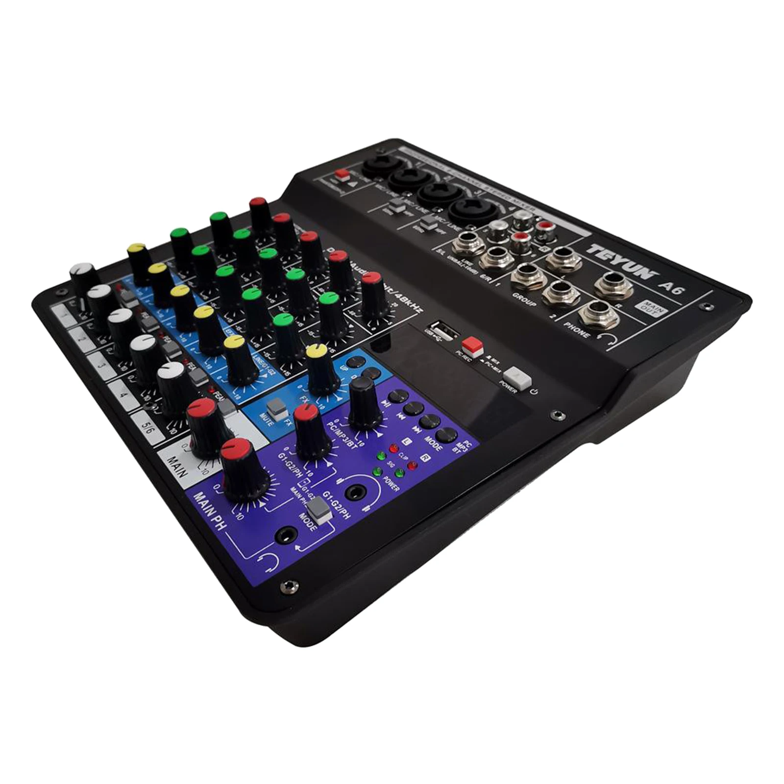 

Mini Audio Mixers DJ Controller USB Mixing Console for MP3 Recording Bands
