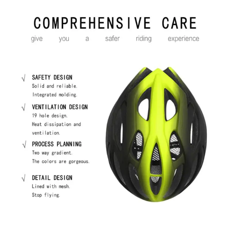 

Bicycle Helmet Red Road Mountain Cycling Helmets Integrally-molded MTB Anti-collision cap Men Women Ultralight Bike Helmet