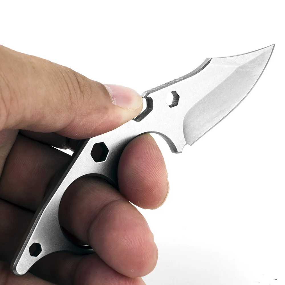 KKWOLF мини нож Птерозавр полный цепочка брелок инструмент с K ножнами Кемпинг