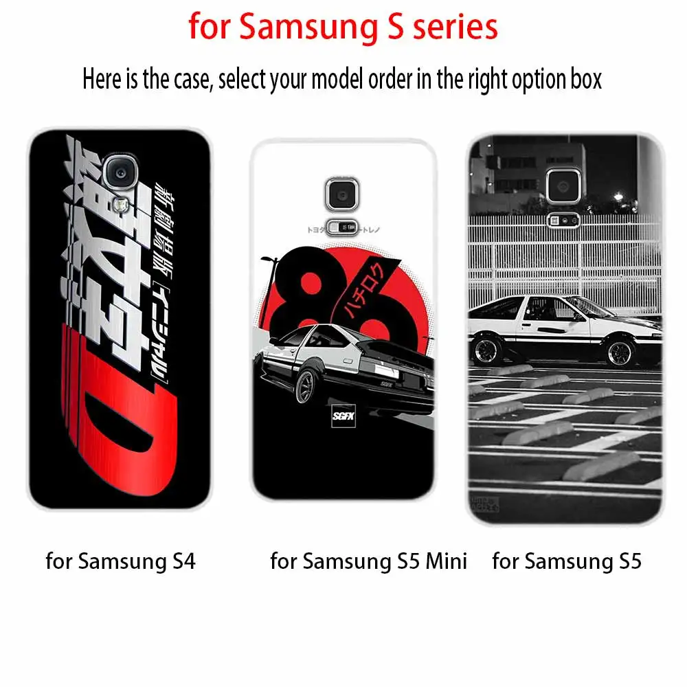 Чехол для телефона Samsung Galaxy S7 Edge S8 S9 S10 S11 S20 S21 Plus Ultra Lite E INITIAL D AE86 | Мобильные