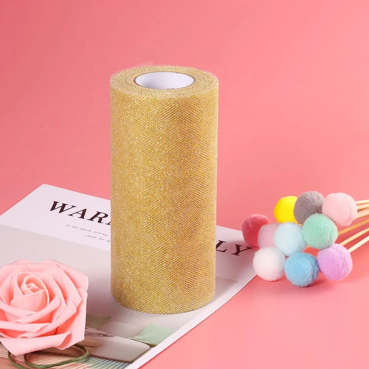 ULTNICE 1 шт. тюль рулон ленты сверкающие красивые 25 ярдов катушки Тюль рулоны сетки