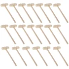 20 штук Деревянный Мини-молотки удара молоток игрушки творческие развивающие (Oval)