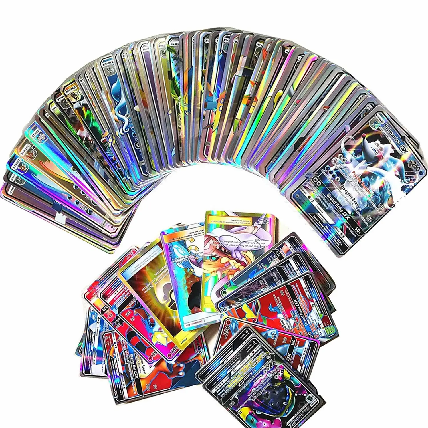 60PCS Pokemon Shining Cards TAKARA TOMY French V VMAX MEGA GX TAG Trading Battle Game Card Collection Booster Box Kids Toy Gift - купить по