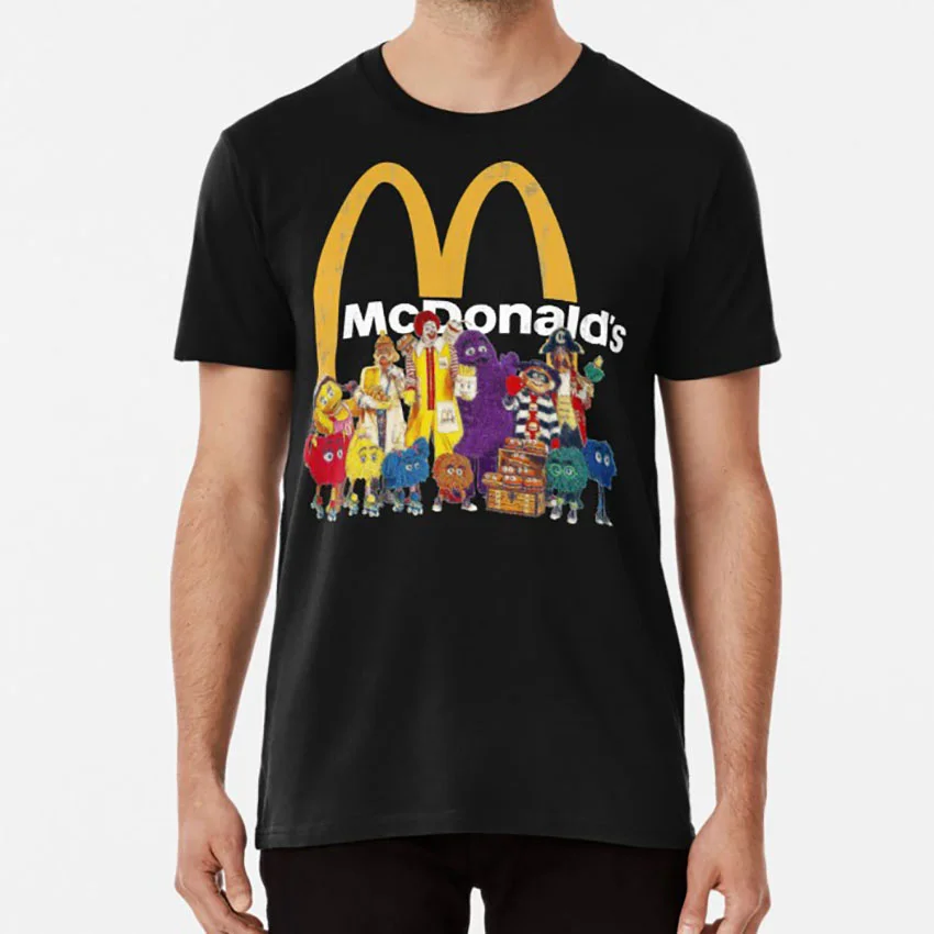 Футболка mcdonald's Pals mcdonalds mc donalds ronald mcdonald hamburgers grimace дети гамбургер