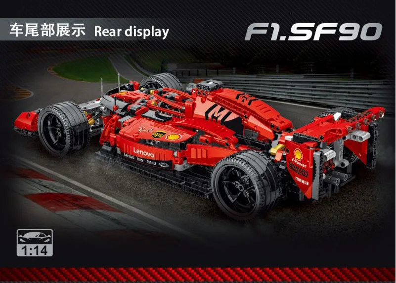 

023005 Technical Series Simulation Formula F1 Racing Car Model Building Blocks Bricks Creator Car Toys Kids Birthday Boys Gifts