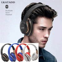 new headphones stereo over ear wireless headphones strong bass bluetooth compatible gaming foldable for phone pc tablet headset