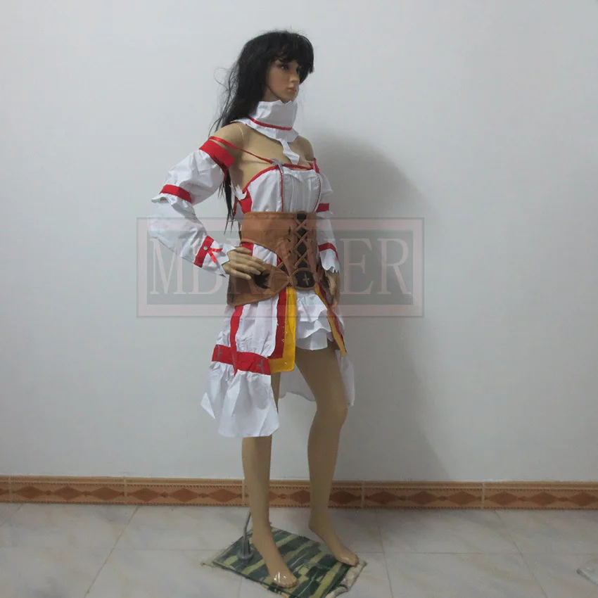Sword Art Online Hollow Realization Asuna Cosplay Costume Halloween Uniform Outfit Customize Any Size |
