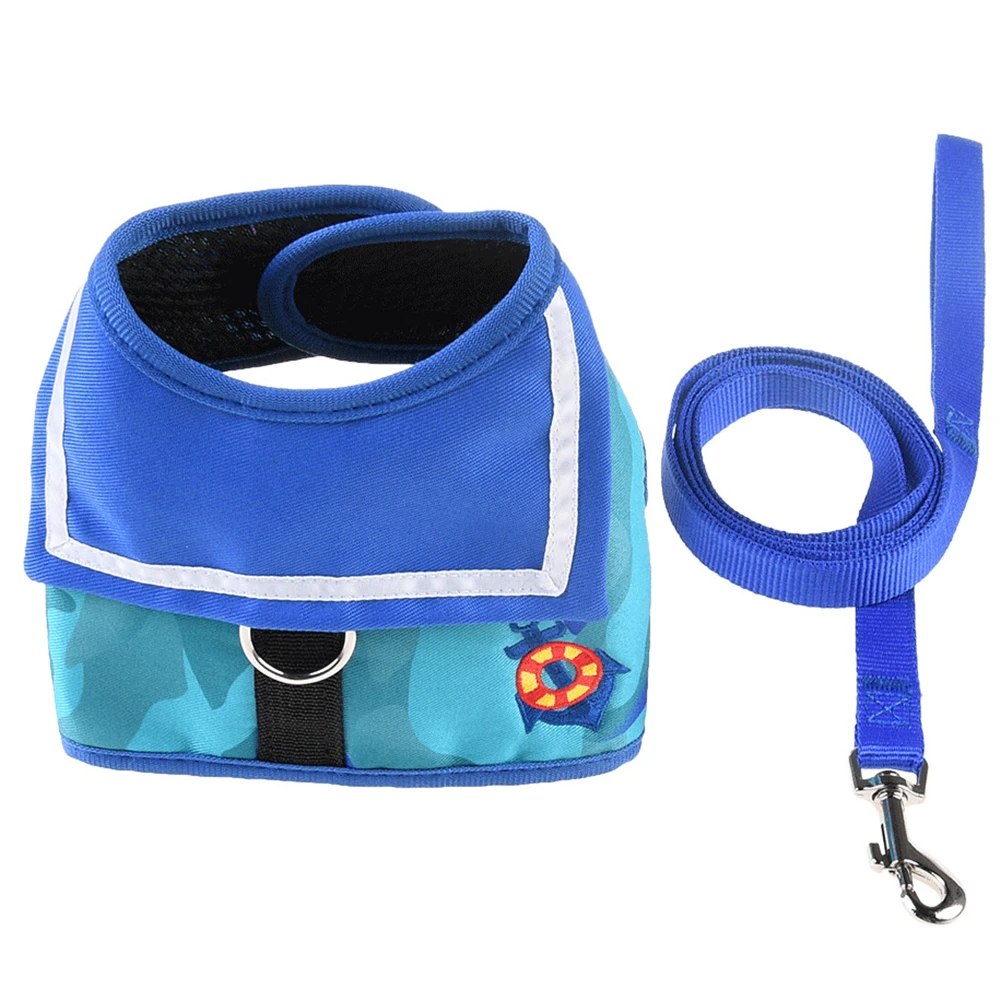 Собачий ошейник шлейка косплей матросский костюм регулируемый поводок для щенка