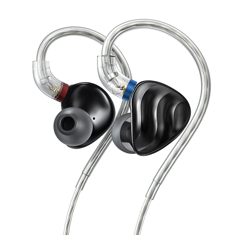 Fiio FH3 2BA+1DD Hybrid Earphone Knowles Beryllium-plated Dynamic driver S.TURBO Acoustic Design Alloy Shell MMCX connector | Электроника
