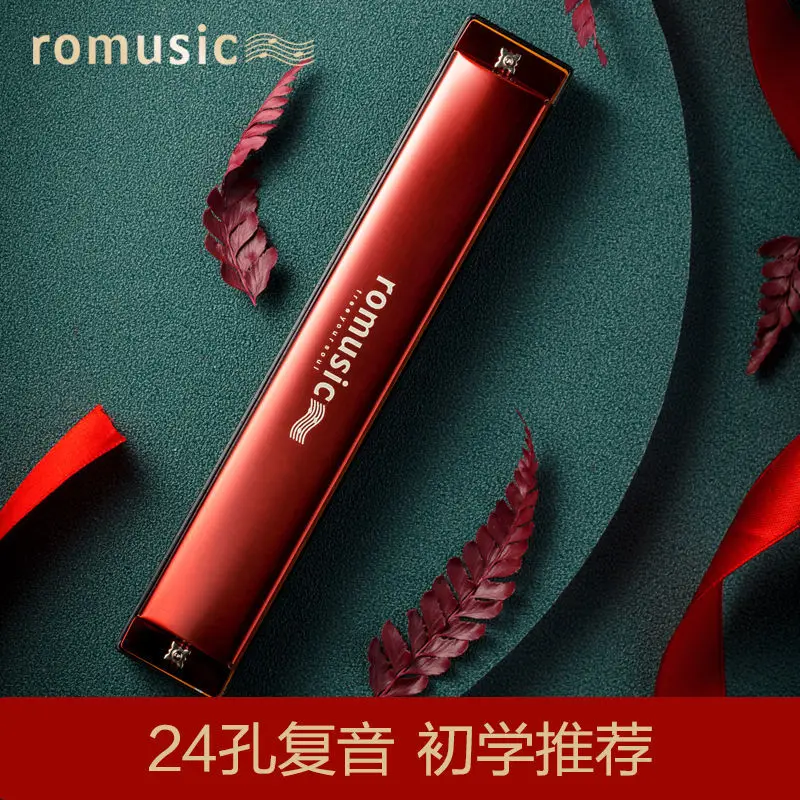 

Beginner harmonica 24-hole Polyphonic C key advanced adult and children male student female self-taught professional performce