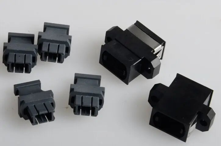 

10pcs/lot MPO MTP SM Fiber Adapter UP-DOWN Integrated UPC black Flange Coupler