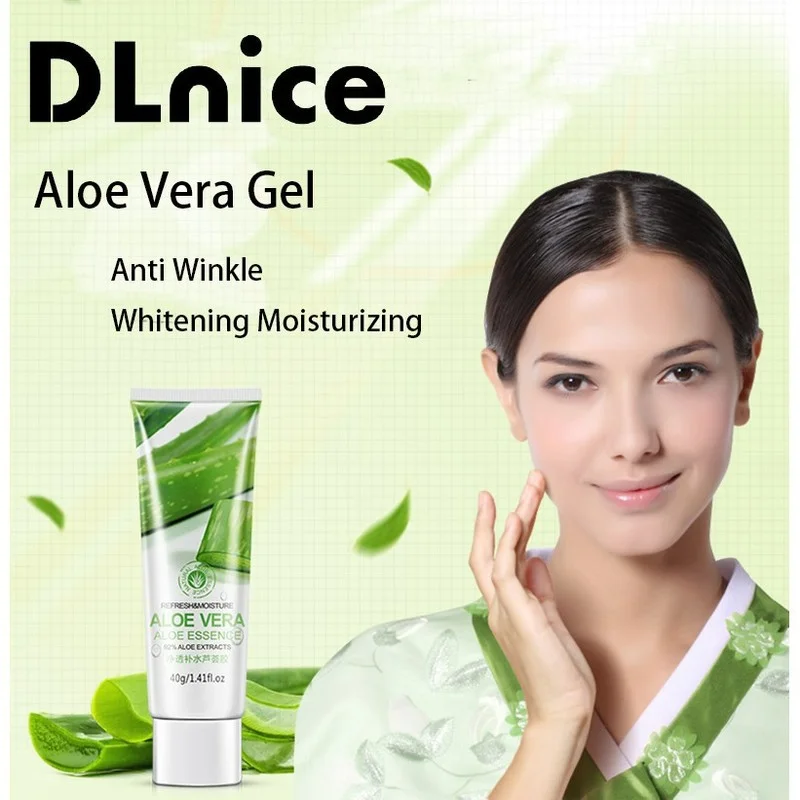 

Soothing Moisturizing Aloe Vera Gel Moisturizing After Sun Repair And Fade Acne Marks Shrink Pores Skin Care Products For Women