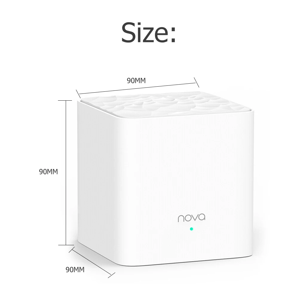 

Tenda MW3 Home Wireless WiFi Bridge Dual-Band WiFi Router 2 Internal Antenna APP Remote Manage Networking