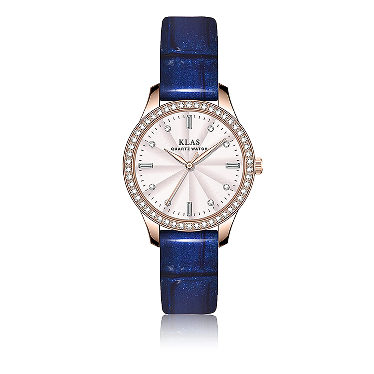 

Unique White dial watch with Women's Fashion Leisure waterproof as a custom gift KLAS brand relogio masculino de luxo