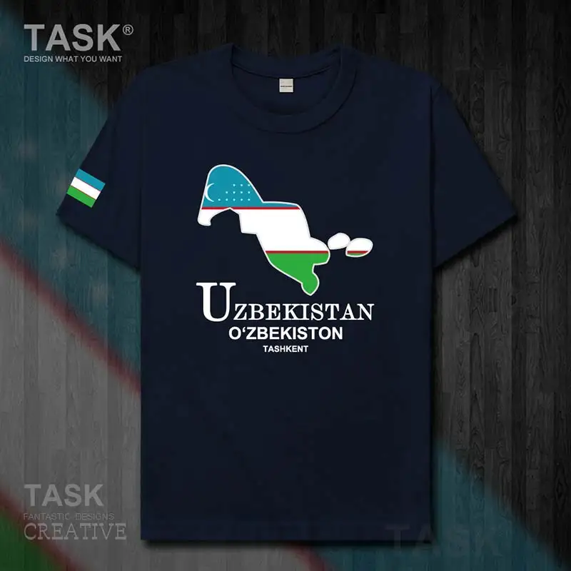 Узбекистан УЗБ Ташкент Мужская футболка новый Топ Футболка с коротким рукавом