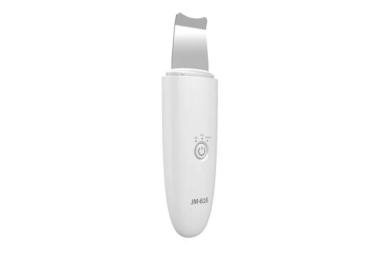 New Ultrasonic Face Skin Scrubber Rechargeable Powered Facial Cleansing Device Peeling Vibration Blackhead Pore Cleaner Spa | Красота и