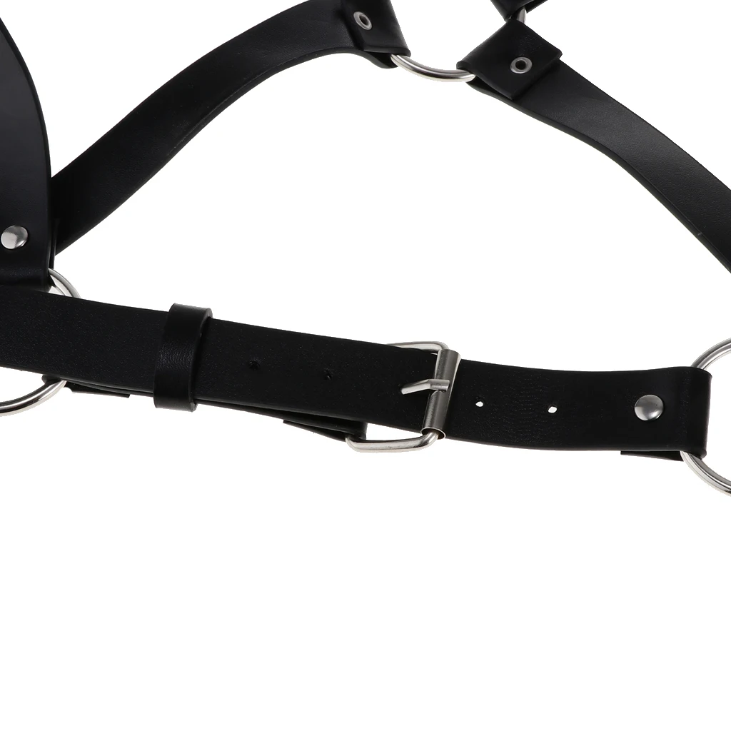 Мужское нижнее белье нагрудный кожаный ремень регулируемые подтяжки Броня