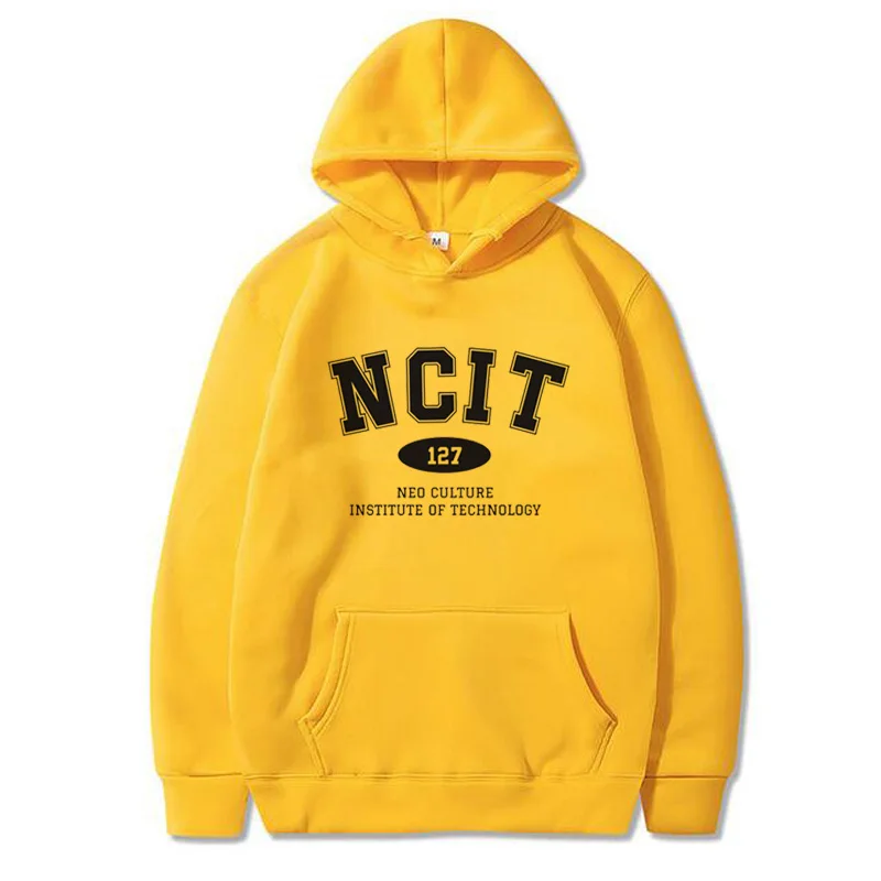 Толстовка NCIT 127 NCT модная уличная одежда с буквенным принтом для мужчин и женщин