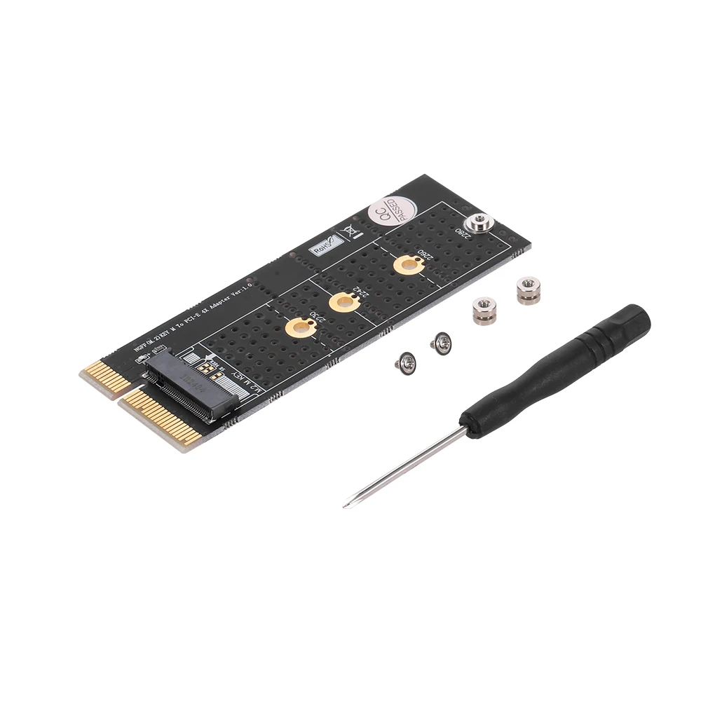 M.2 NVME M Key SSD to PCI- E 4X Adapter Card Vertical Installation Converter for Desktop PC Support 2230/2242/2260 type | Компьютеры и