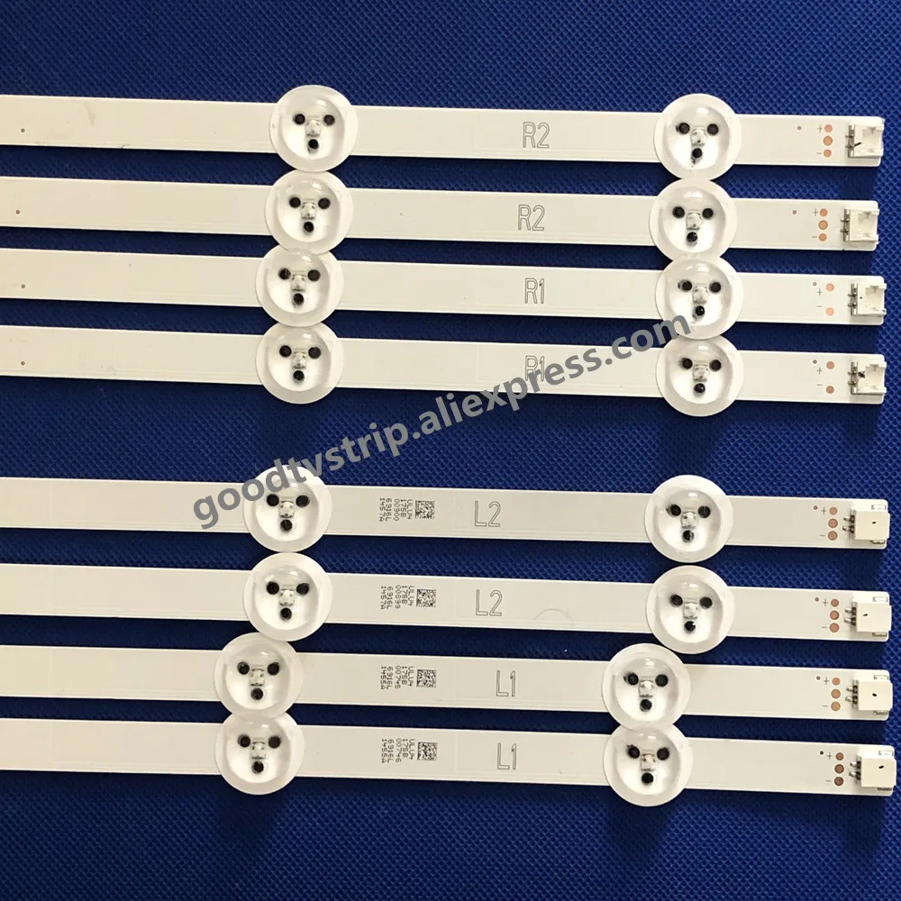Новинка 100% 8 шт./комплект светодиодный Светодиодная лента для телевизора LIPS PHI
