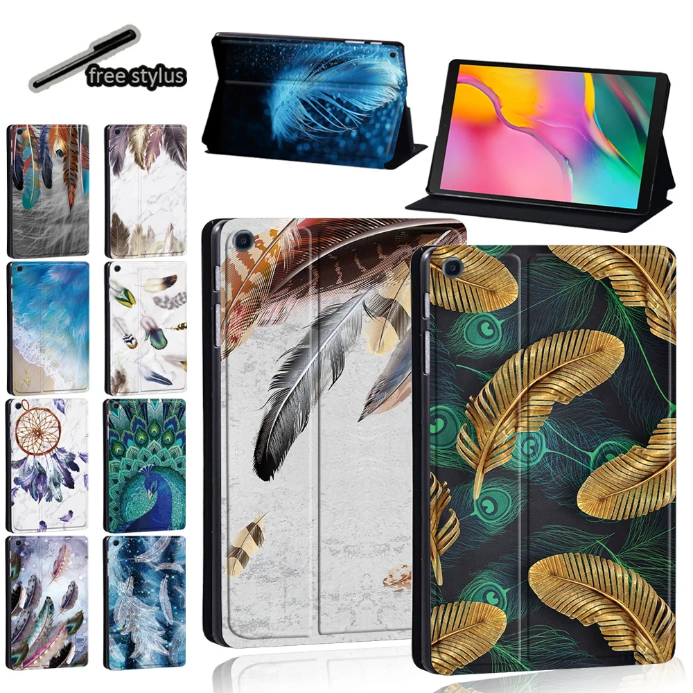 

For Samsung Galaxy Tab S6 Lite/Tab S7/Tab S6/Tab S4/S5e(T720/T725) Tablet Cover Case + Free Stylus