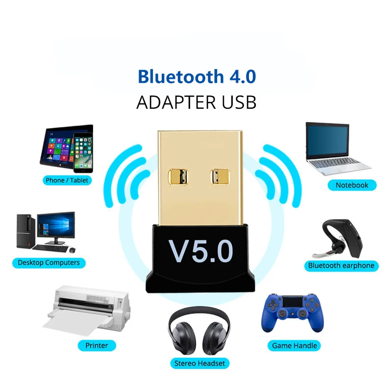 USB Bluetooth 4 0 адаптер приемник беспроводной ключ музыка мини передатчик для ПК