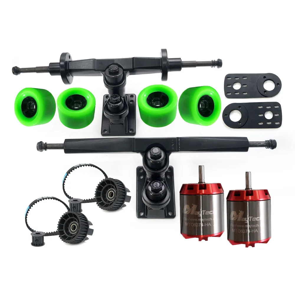 В наличии! Maytech E-ремень для скейтборда водить грузовик 4-колесный скейтборд, Лонгборд 5065/6355/6365/6374 моторы шкивы колеса грузовика комплект