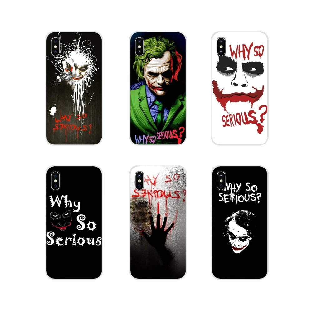 Для Apple IPhone X XR XS 11Pro MAX 4S 5s 5C SE 6S 7 8 Plus ipod touch 5 6 прозрачный чехол из искусственной кожи ужас фильм Джокер Почему так много