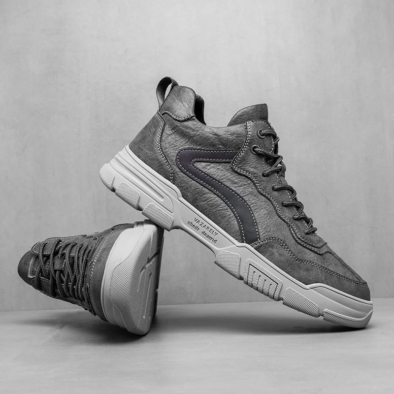 

Winter Casual Men Shoes Fashion High Top Chunky Sneakers Male Brand Designer Mens Casual Shoes Comfortable Running Shoes